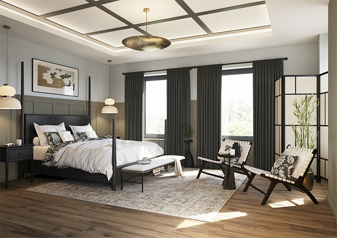 Harris, Black Ink - Made to Measure Curtains - Image 7
